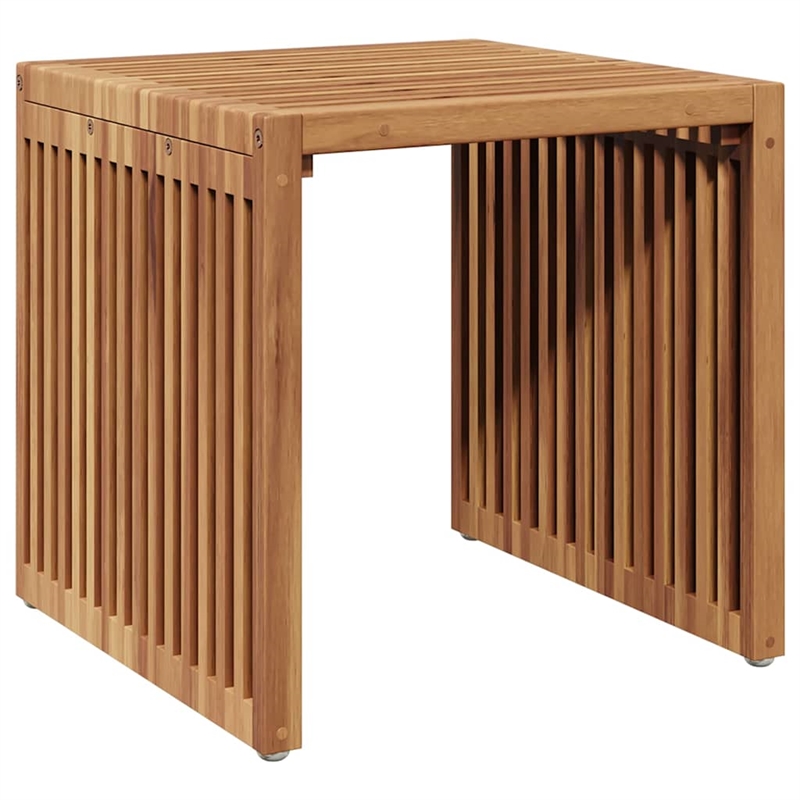 vidaXL Garden Side Table in Brown