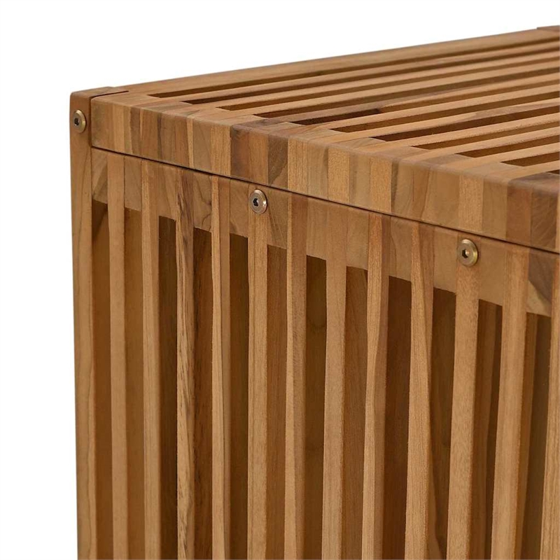 vidaXL Garden Side Table in Brown