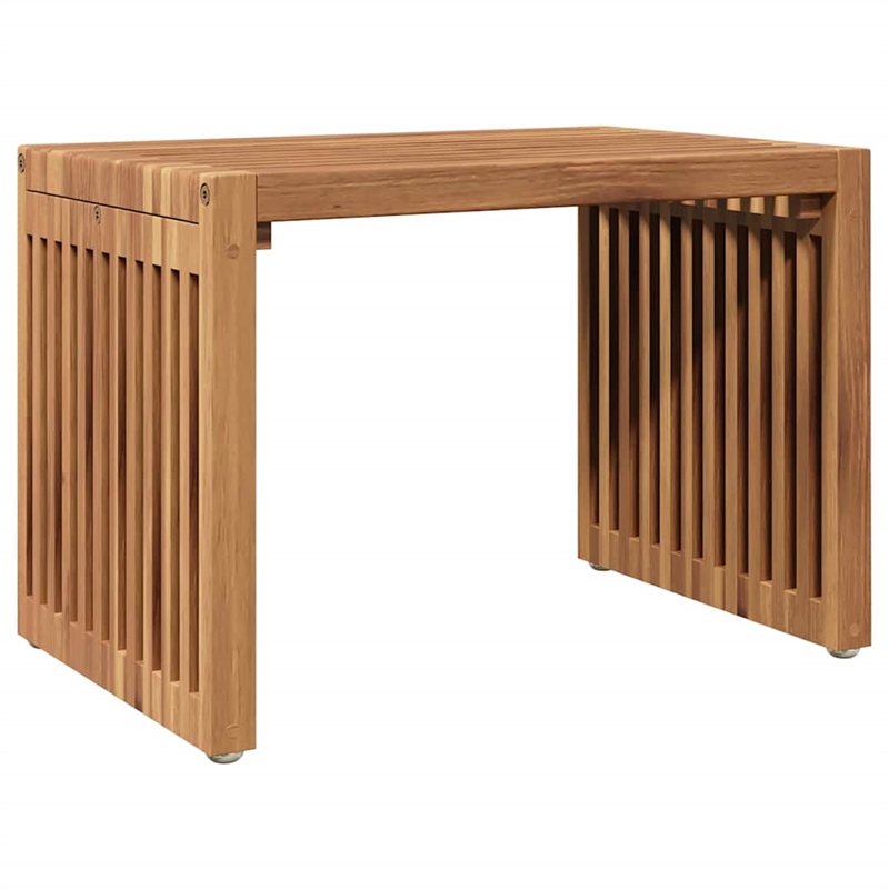 vidaXL Garden Side Table in Brown