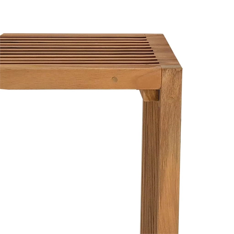 vidaXL Garden Side Table in Brown