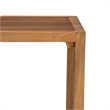 vidaXL Garden Side Table in Brown