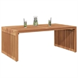 vidaXL Garden Side Table in Brown
