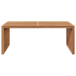 vidaXL Garden Side Table in Brown