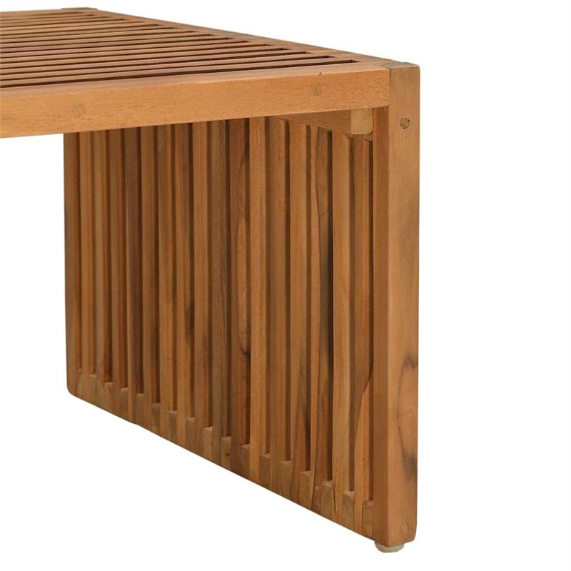 vidaXL Garden Side Table in Brown