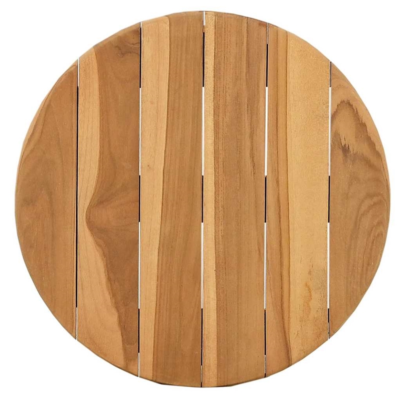 vidaXL Solid Teak Wood Side Table in Brown