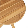 vidaXL Solid Teak Wood Side Table in Brown