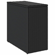 vidaXL Garden Side Table in Black