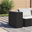vidaXL Garden Side Table in Black