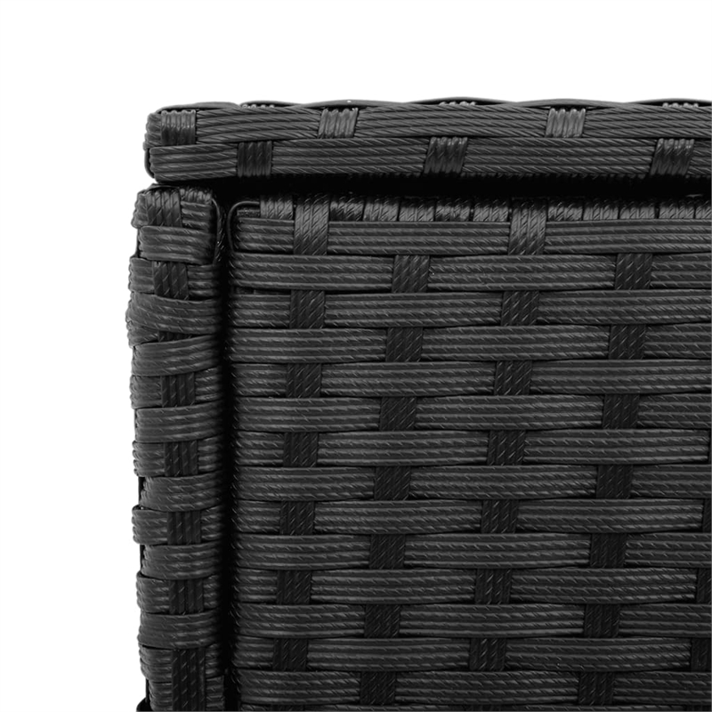 vidaXL Garden Side Table in Black