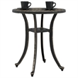 vidaXL Cast Aluminum Medium Garden Dining Table in Bronze
