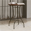 vidaXL Powder-Coated Iron Mosaic Bistro Table in Terracotta