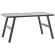 vidaXL Powder-coated steel Medium Durable Garden Coffee Table in Black