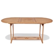vidaXL Solid Teak Wood Dining Table in Teak
