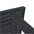 vidaXLPlastic Outdoor Dining Table in Anthracite/Gray