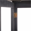 vidaXL Solid Acacia Wood Balcony Table in Gray