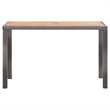 vidaXL Outdoor Table in Anthracite and Brown