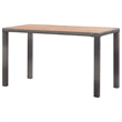 vidaXL Outdoor Table in Anthracite and Brown