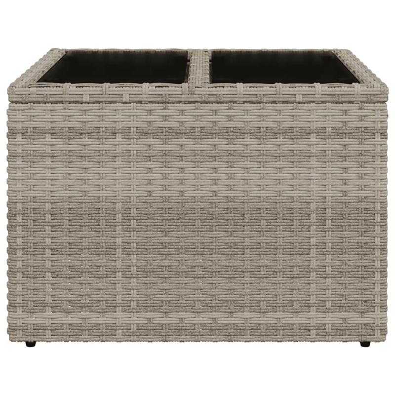 vidaXL Garden Coffee Table in Light Gray