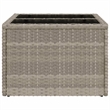 vidaXL Garden Coffee Table in Light Gray