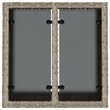 vidaXL Garden Coffee Table in Light Gray