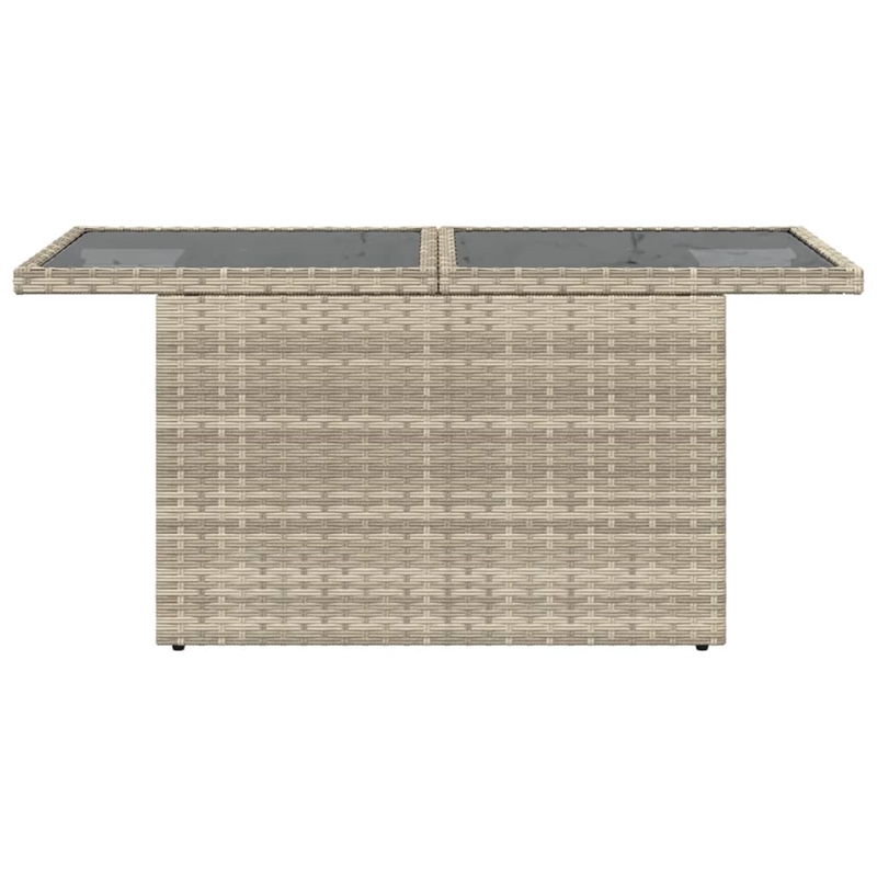 vidaXL Garden Coffee Table in Light Gray