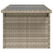 vidaXL Garden Coffee Table in Light Gray