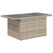 vidaXL Garden Coffee Table in Light Gray