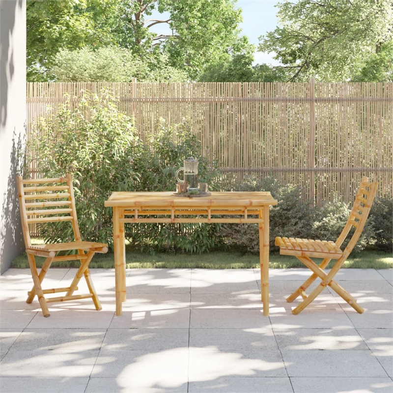 vidaXL Medium Durable Table in Natural/Brown
