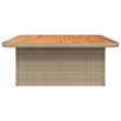 vidaXL Garden Table in Brown/Beige