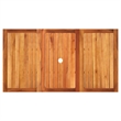 vidaXLPoly Rattan Garden Dining Table in Beige