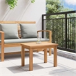 vidaXL Solid Teak Wood Coffee Table in Brown