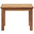 vidaXL Solid Teak Wood Coffee Table in Brown