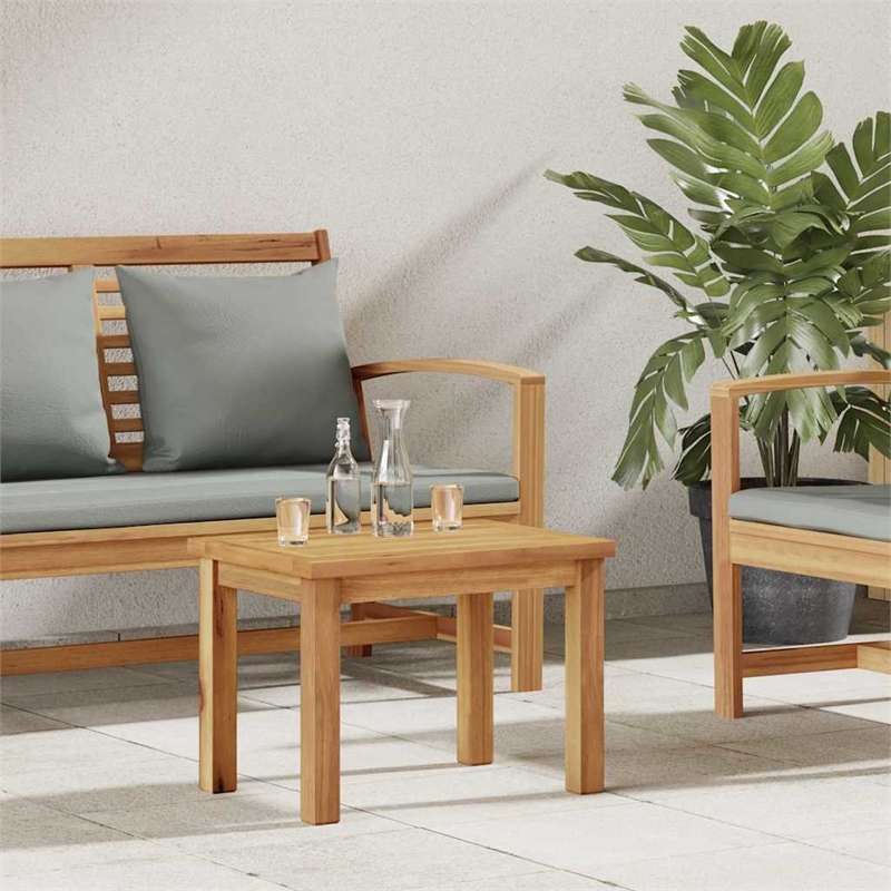 vidaXL Solid Teak Wood Coffee Table in Brown