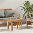 vidaXL Solid Teak Wood Coffee Table in Brown