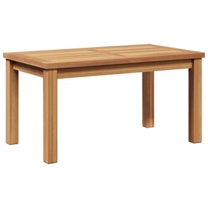 vidaXL Solid Teak Wood Coffee Table in Brown