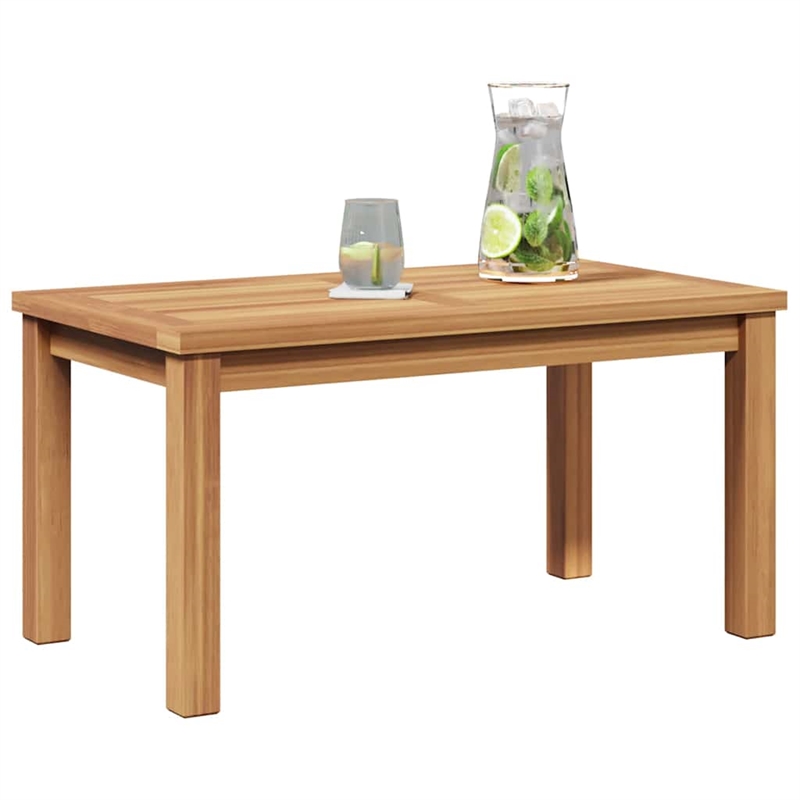 vidaXL Solid Teak Wood Coffee Table in Brown