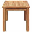 vidaXL Solid Teak Wood Coffee Table in Brown