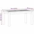 vidaXL Solid Teak Wood Coffee Table in Brown
