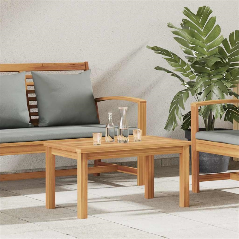 vidaXL Solid Teak Wood Coffee Table in Brown