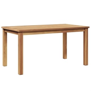 vidaXL Solid Teak Wood Coffee Table in Brown
