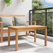 vidaXL Solid Teak Wood Coffee Table in Brown