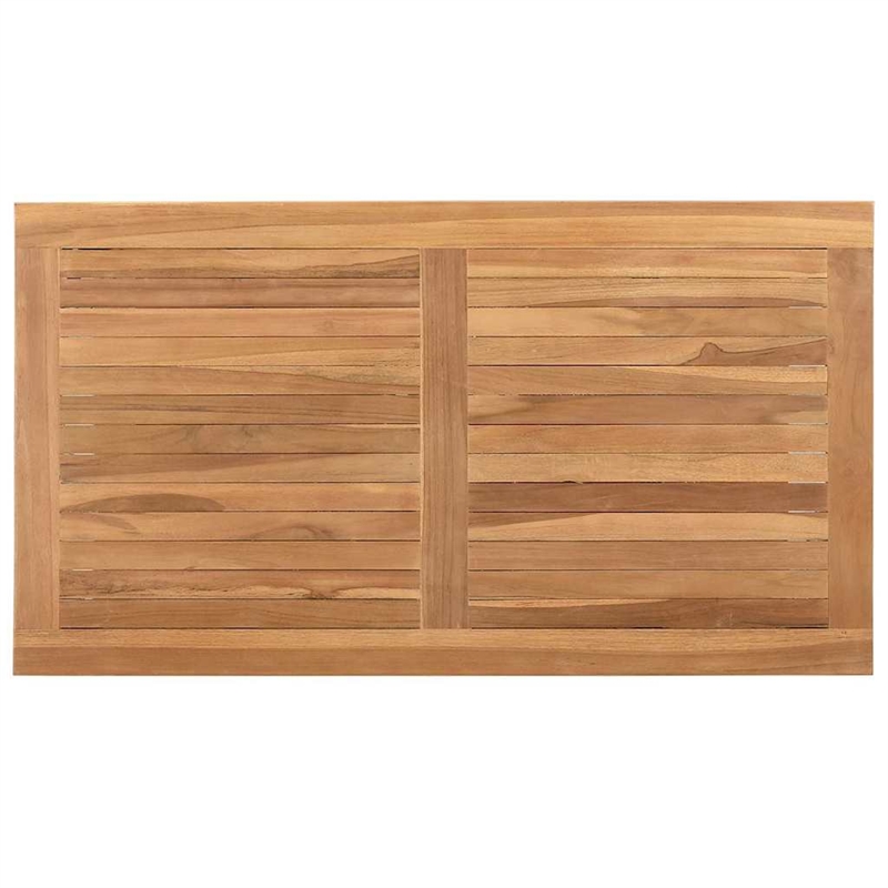 vidaXL Solid Teak Wood Coffee Table in Brown