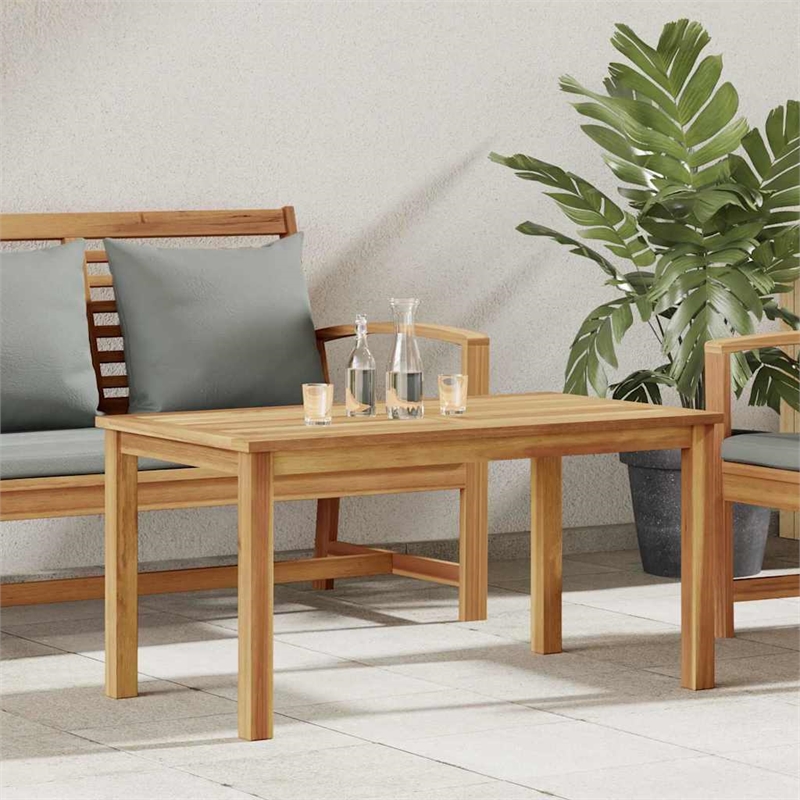 vidaXL Solid Teak Wood Coffee Table in Brown