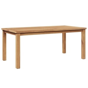vidaXL Solid Teak Wood Coffee Table in Brown