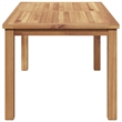vidaXL Solid Teak Wood Coffee Table in Brown