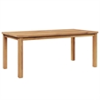 vidaXL Solid Teak Wood Coffee Table in Brown