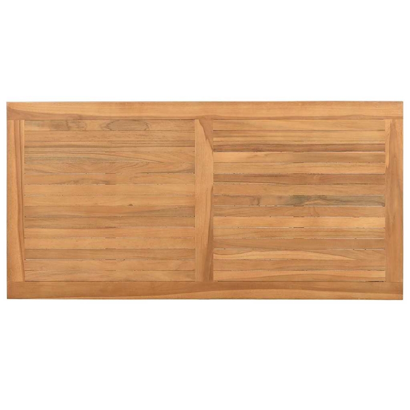 vidaXL Solid Teak Wood Coffee Table in Brown
