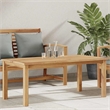 vidaXL Solid Teak Wood Coffee Table in Brown