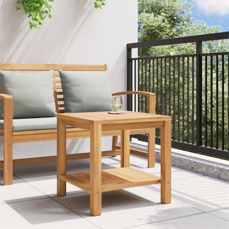 vidaXL Solid Teak Wood Coffee Table in Brown
