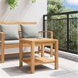 vidaXL Solid Teak Wood Coffee Table in Brown